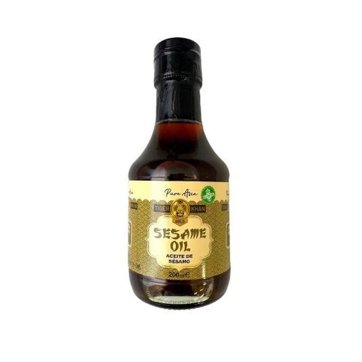 ACEITE DE SESAMO TIGER KHAN FRASCO 200 GR