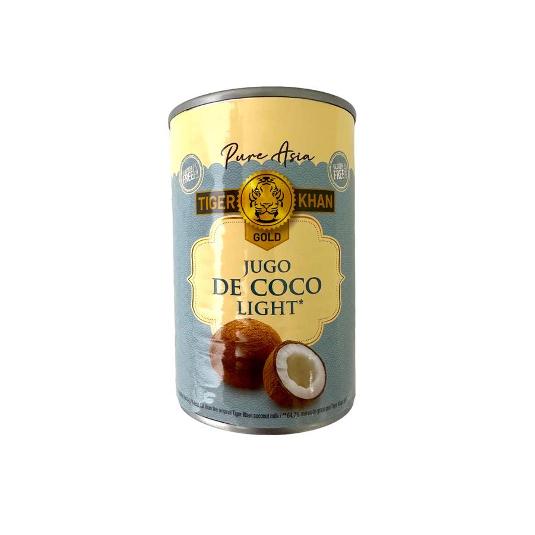 LECHE COCO BAJO EN GRASA TIGER KHAN LATA 400 ML