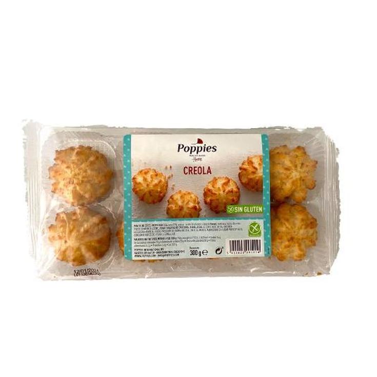 CAKES COCO CREOLA(SIN GLUTEN) POPPIES PQTE 300 GR