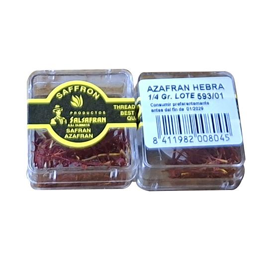 AZAFRAN HEBRA 0,25 GR. SALSAFRAN CAJA 1 UD
