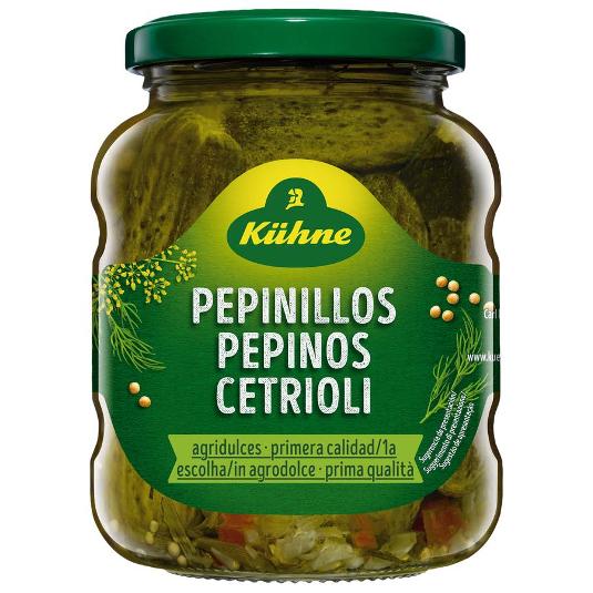 PEPINILLOS KÜHNE FRASCO 185 GR