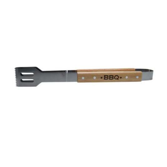 PINZAS BARBACOA MANGO MADERA 39 FACKELMANN UNIDAD