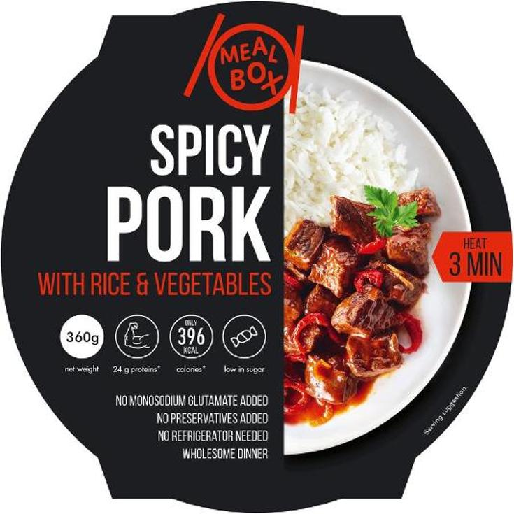 CERDO VERDURA Y ARROZ MEAL BOX BDJA 360 GR