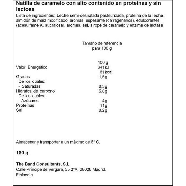 NATILLA CARAMELO PROTEINA VALIO TRRNA 180 GR