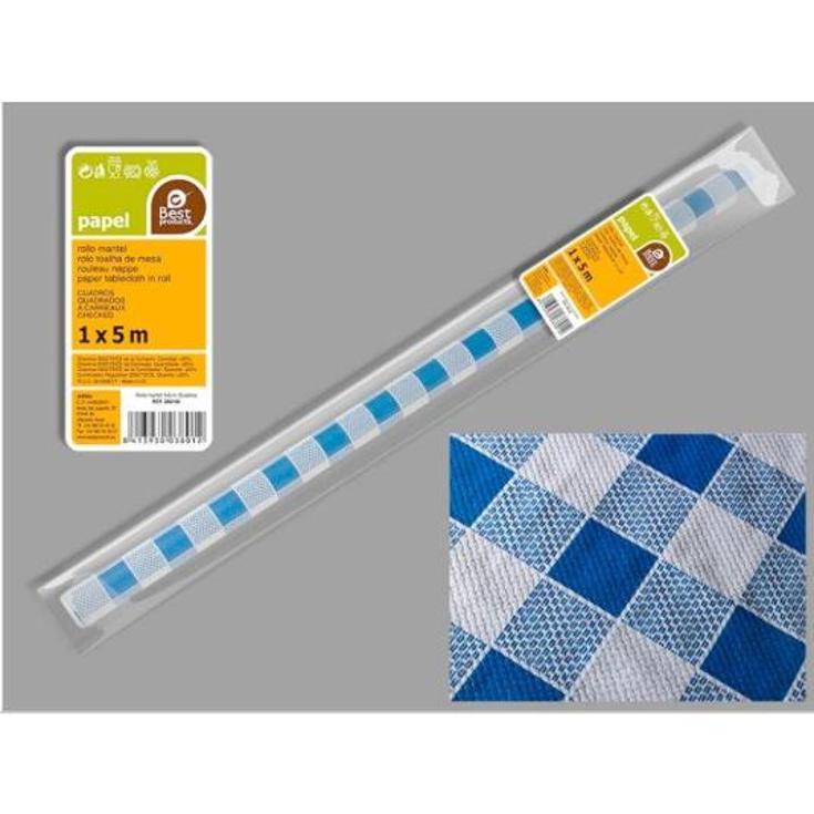 ROLLO MANTEL 1X5M.CUADROS UNID