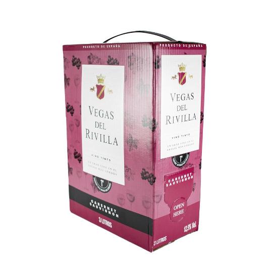 VINO TINTO MESA 12,5ºBAG IN BOX VEGA RIVILLA BOX 3 LT