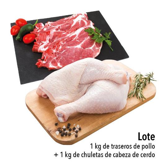 LOTE TRASEROS+CHULETA LOMO UND UD