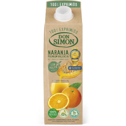 ZUMO EXPRIMID0 NARANJA DON SIMON BRIK 1 LT