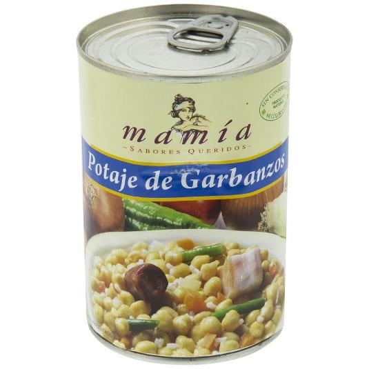 POTAJE DE GARBANZOS MAMIA LATA 400 GR