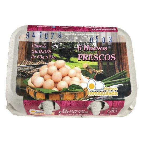 HUEVOS MORENOS L INMACULADA X6 1/2DOC 1 MD