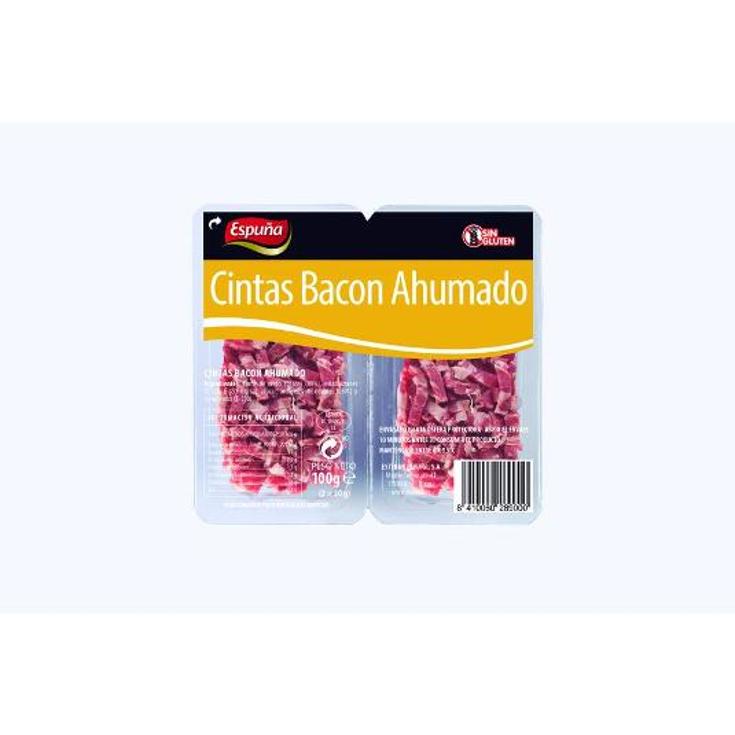 CINTAS BACON AHUMADO ESPUÑA BDJA 100 GR