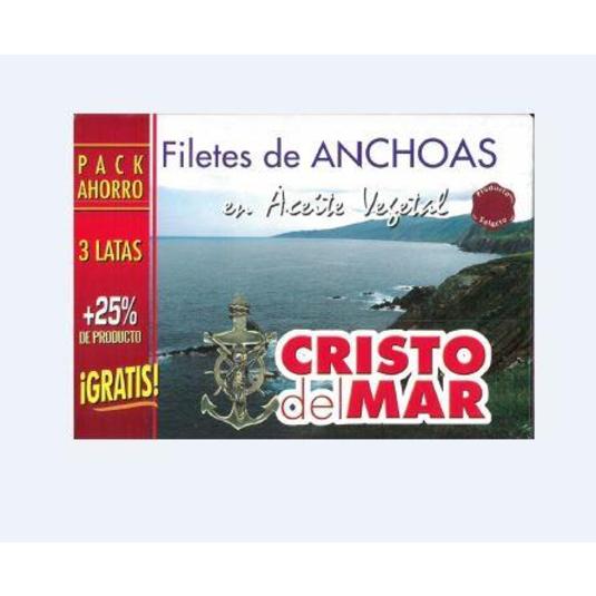 ANCHOA ACEITE VEGETAL PACK-3 C.DEL MAR PACK3 69 GR