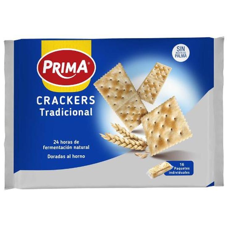 CRACKERS SABOR TRADICIONAL PRIMA PQTE 500 GR