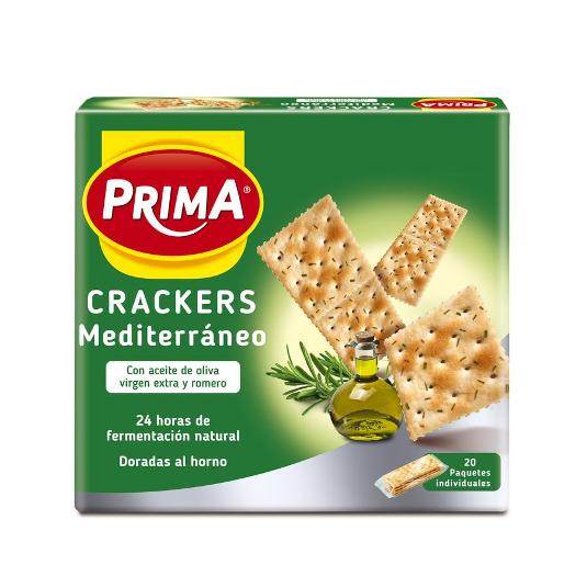 CRACKERS SABOR MEDITERRANEO PRIMA PQTE 500 GR