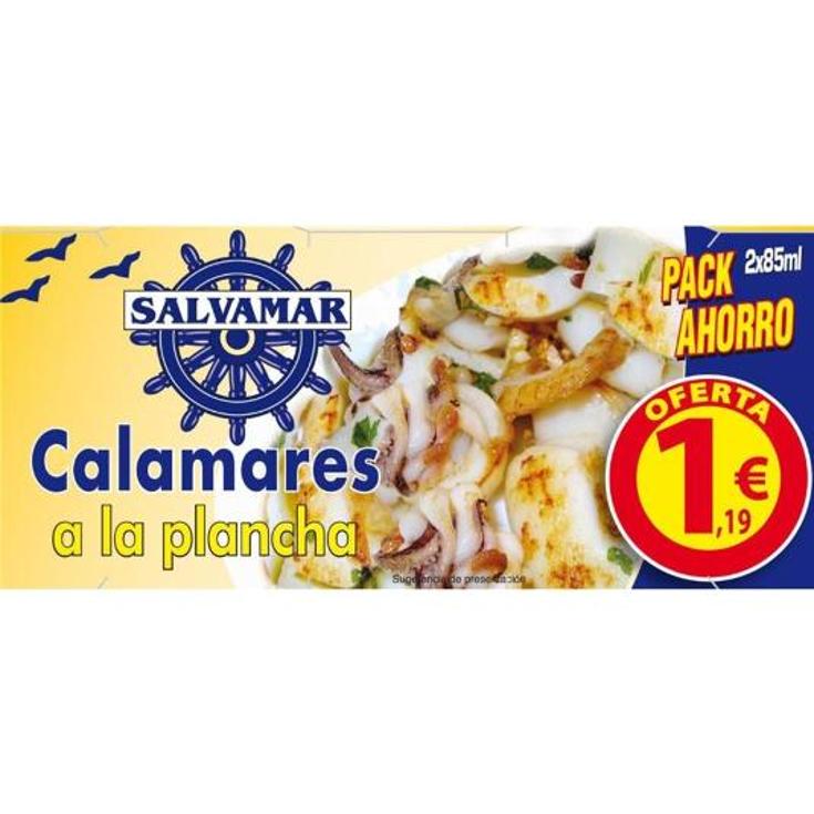 CALAMARES A LA PLANCHA SALVAMAR PACK-2 102 GR