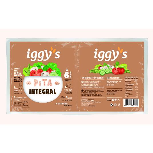PAN PITA INTEGRAL IGGYS PACK 375 GR