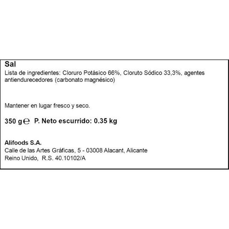 SAL BAJA EN SODIO LO SALT TARR0 350 GR