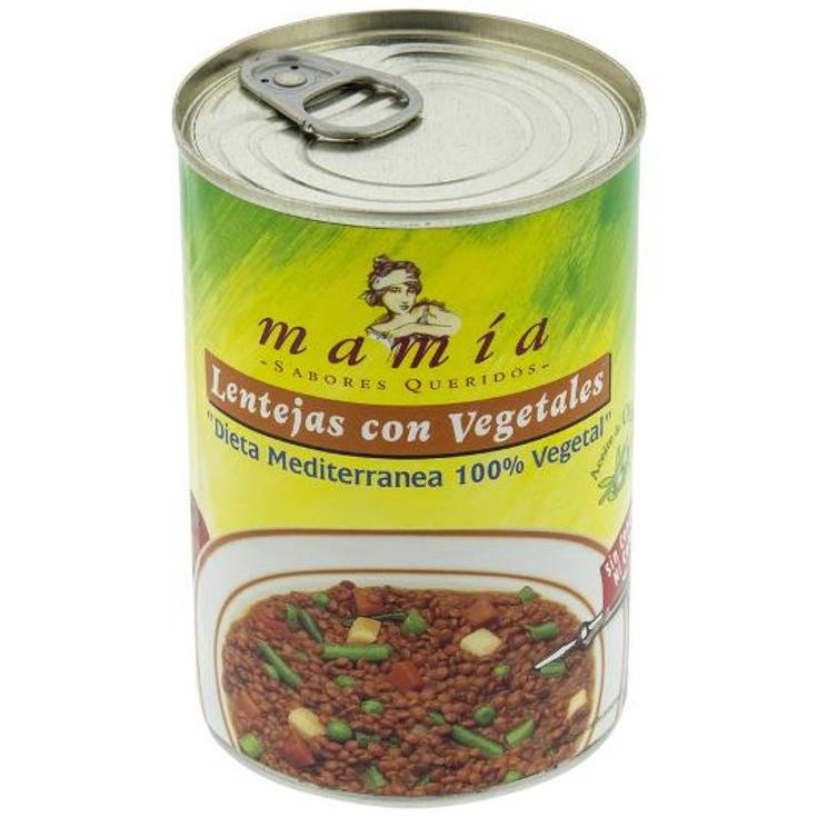 LENTEJAS CON VEGETALES MAMIA BOTE 400 GR