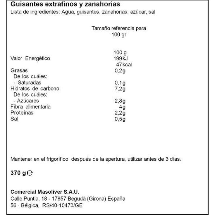 GUISANTE EXTRAFINO ZANAHORIA BRICKCITY BOTE 230 GR