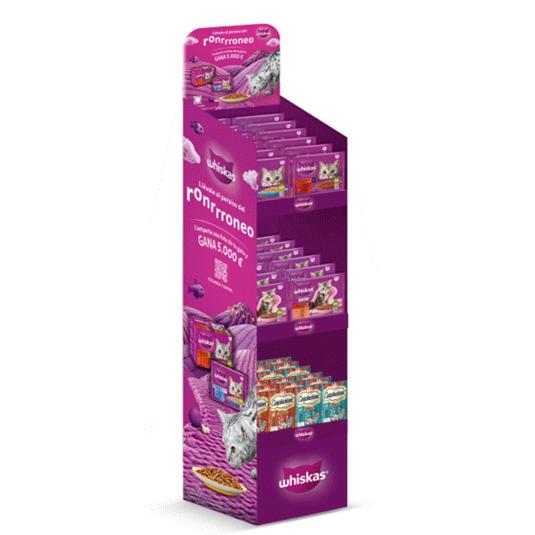 EXPOSITOR 89 UDS. COMIDA GATO WHISKAS LOTE 1 UD