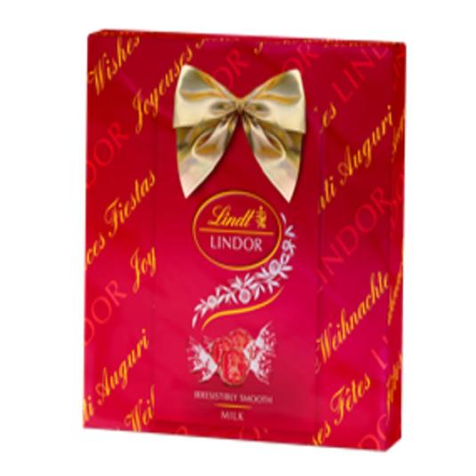 BOMBON REGALO CHOCOLATE C/LECHE LINDOR CAJA 137 GR