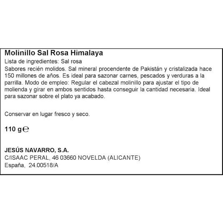 SAL ROSA HIMALAYA CARMENCITA FRASCO 110 GR