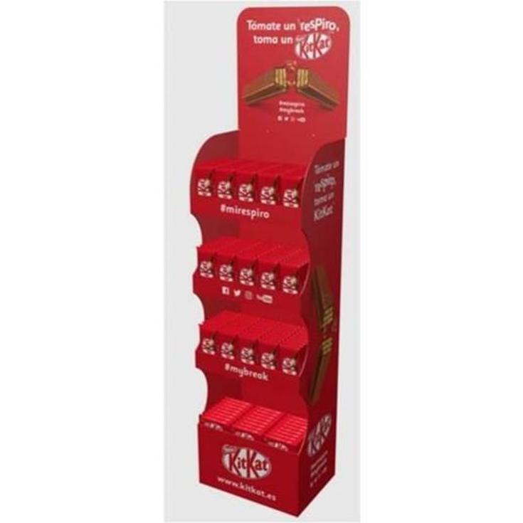 EXPOSITOR 96 UDS. KIT KAT PACK3 NESTLE LOTE 1 UD