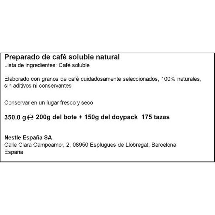 LOTE NESCAFE 200 +NESC.DOYPACK NESCAFE PACK 350 GR