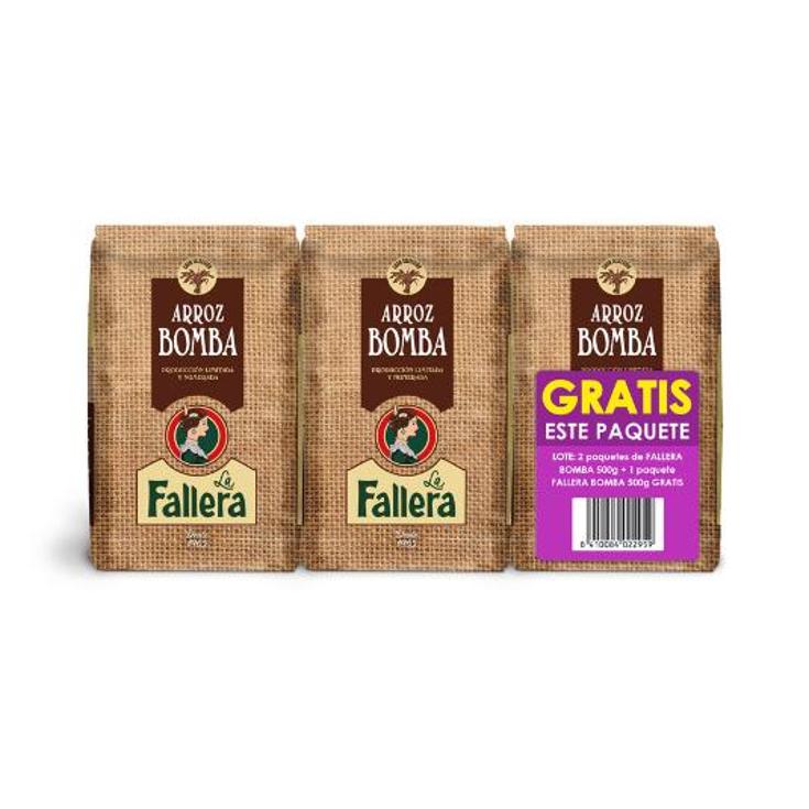 ARROZ BOMBA PACK 2+1 LA FALLERA PACK 1500 ML