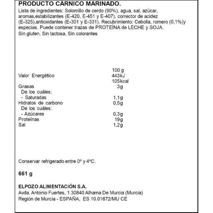SOLOMILLO EXTRATIERNO ROMERO. EL POZO