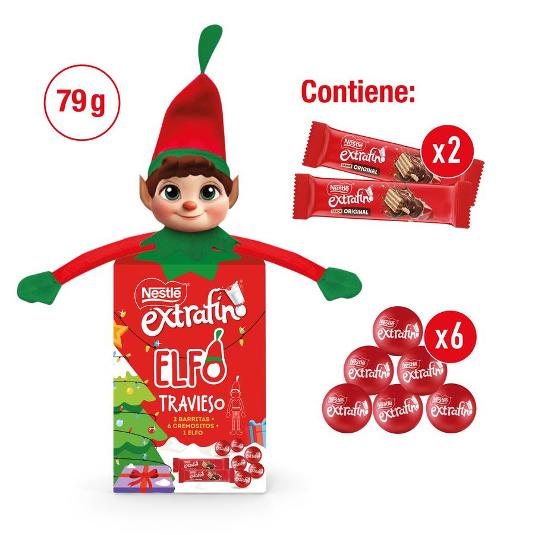 CHOCOLATE EXTRAF. ELFO NAVIDAD NESTLE CAJA 79 GR