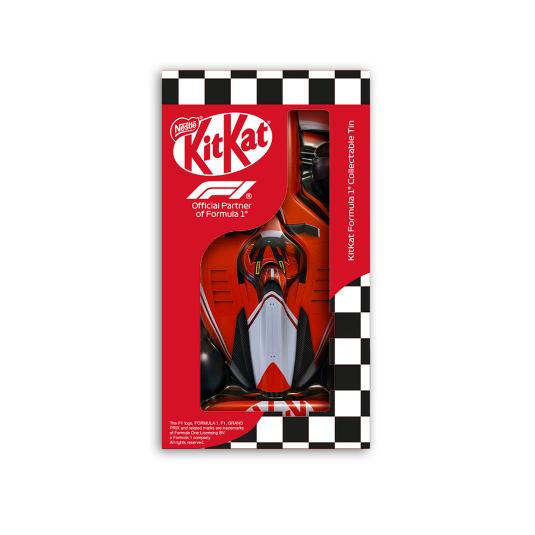 KIT KAT LATA COCHE FORMULA 1 NESTLE LATA 132 GR