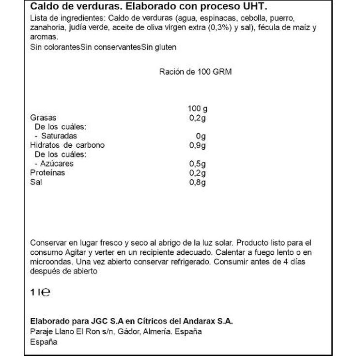 CALDO VERDURAS DON SIMON BRIK 1 LT