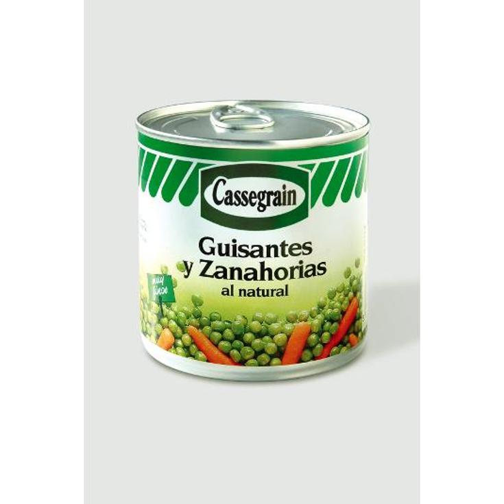 GUISANTES ZANAHORIAS CASSEGRAIN TARRO 300 GR