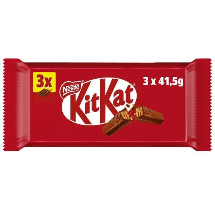 KIT KAT 3X41,5 GR. NESTLE PACK 124 GR