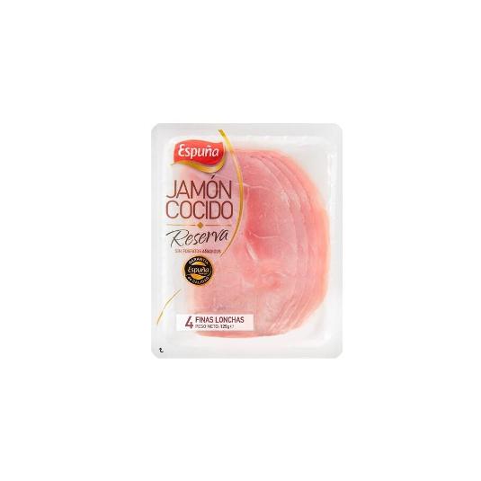 JAMON COCIDO EXTRAFINO ESPUÑA PQTE 125 GR