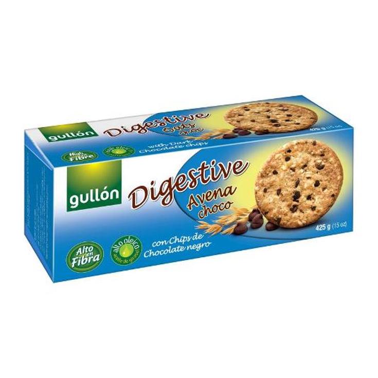 GALLETAS DIG. AVENA CHOCO GULLON CAJA 425 GR