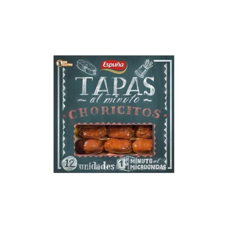 TAPAS AL MINUTO CHORICITOS ESPUÑA UNID 80 GR