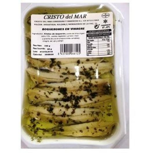 BOQUERONES EN VINAGRE C.DEL MAR BANDEJ 60 GR