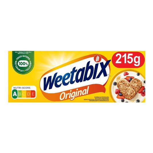 CEREALES FIBRA WEETABIX CAJA 215 GR