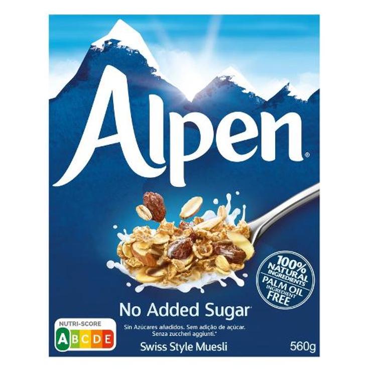 CEREALES MUESLI SIN AZUCAR ALPEN CAJA 560 GR