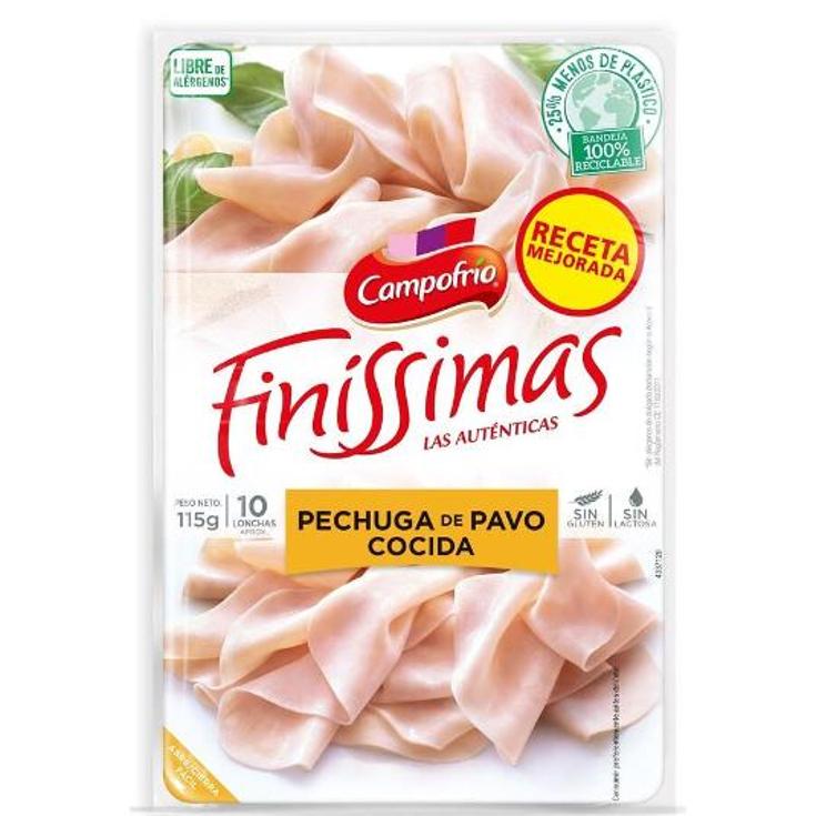 PECHUGA PAVO LONCHA FINISIMA CAMPOFRIO UNID 115 GR