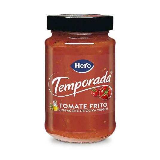 TOMATE FRITO DE TEMPORADA HERO FRASCO 370 GR