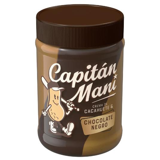 CREMA CACAHUETE Y CHOCOLATE CAPITAN MANI TARRO 330 GR