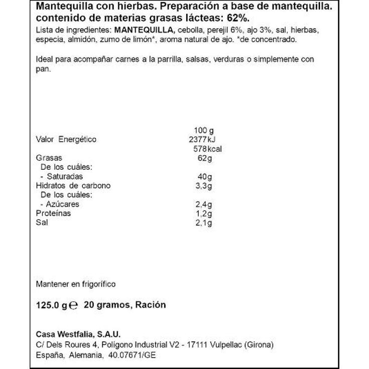 MANTEQUILLA FINAS HIERBAS MEGGLE UNID 125 GR