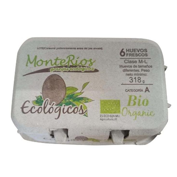 HUEVOS ECOLOGICOS X6 MONTERIOS PACK
