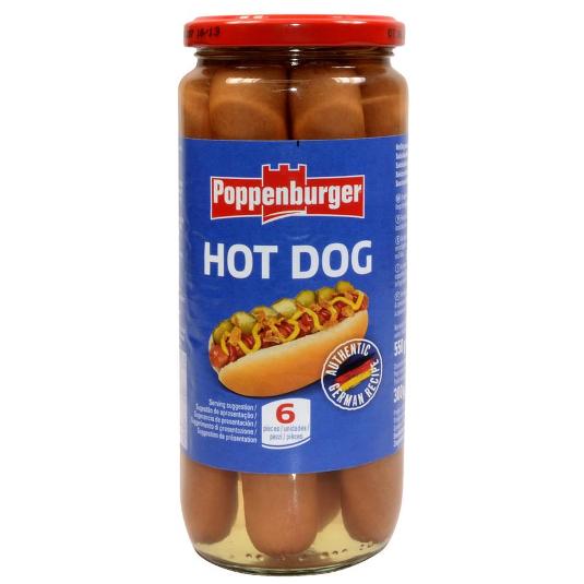 SALCHICHA AMERICAN HOT-DOG POPPENBURGER FRAS 300 GR