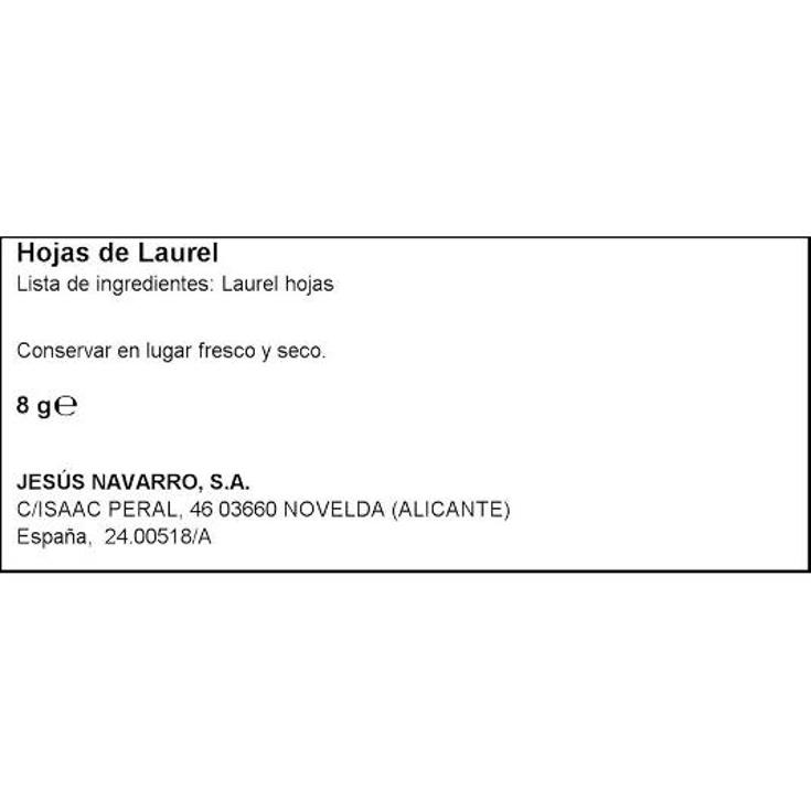 LAUREL HOJAS CARMENCITA BOLSA 8 GR