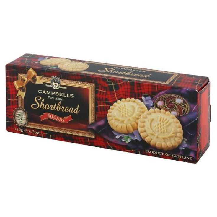 GALLETAS SHORTBREAD ROUNDS CAMPBELLS CAJA 120 GR