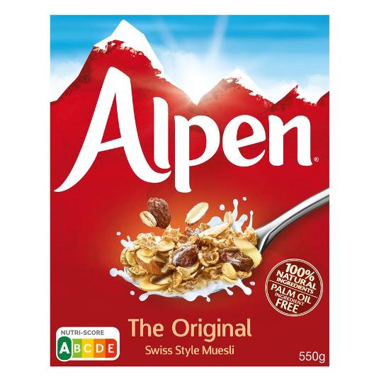 CEREALES ORIGINAL ALPEN PQTE. 550 GR